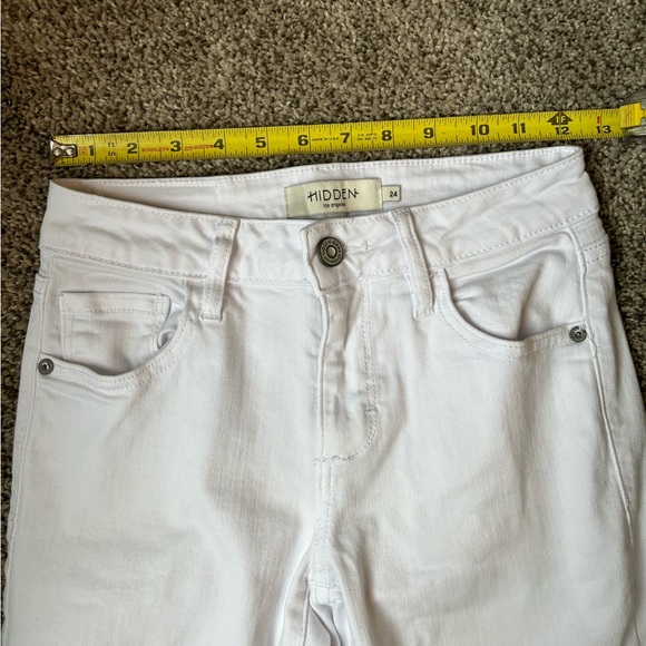 HIDDEN LA Clean Fray Hem Skinny Jeans - Picture 8 of 12